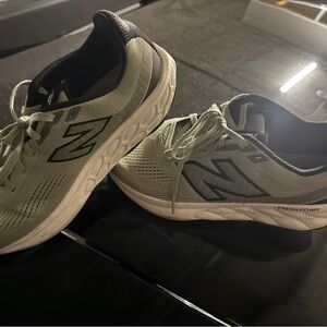 New Balance Gray and Black Athletic Sneakers